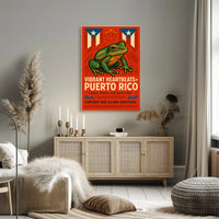 Vibrant Heartbeats of Puerto Rico Poster PosterGoat
