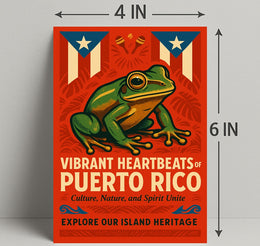 Vibrant Heartbeats of Puerto Rico Poster PosterGoat