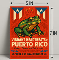 Vibrant Heartbeats of Puerto Rico Poster PosterGoat