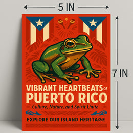 Vibrant Heartbeats of Puerto Rico Poster PosterGoat