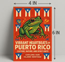 Vibrant Heartbeats of Puerto Rico Poster PosterGoat