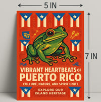 Vibrant Heartbeats of Puerto Rico Poster PosterGoat