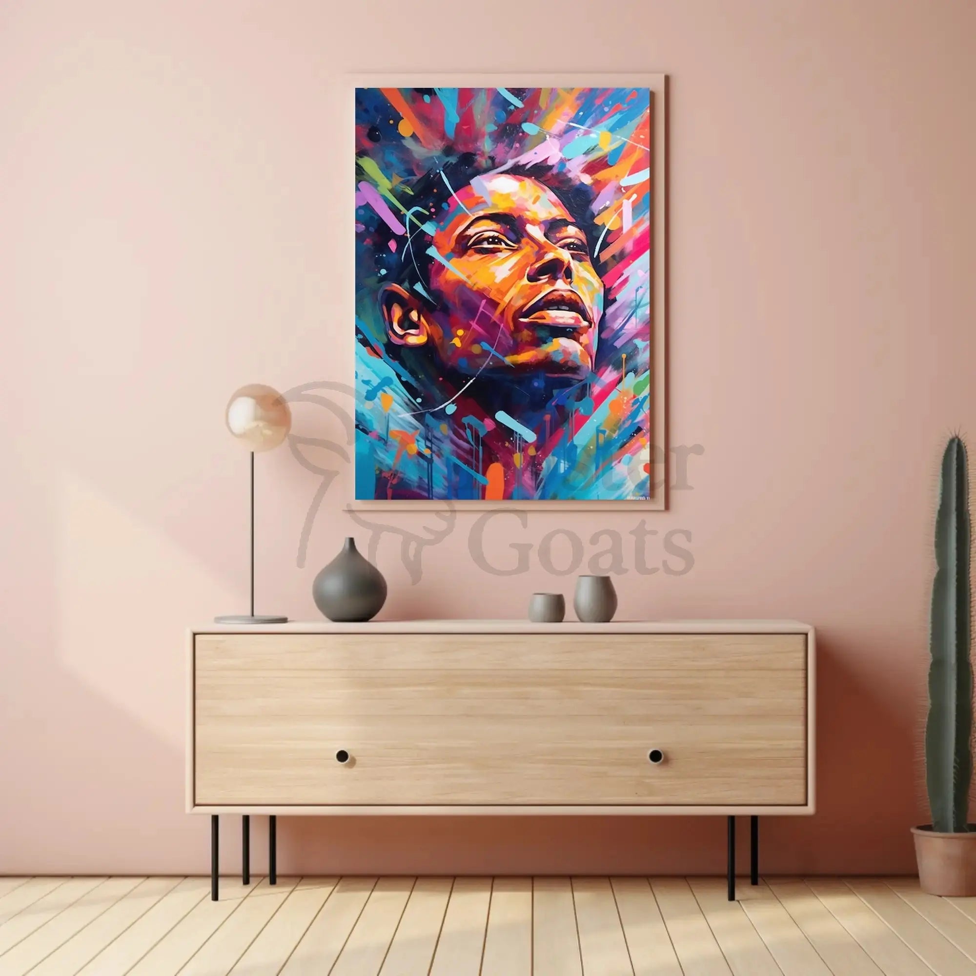 Vibrant Hopeful Gaze Abstract, Artistic, or Pop Culture Poster PosterGoat