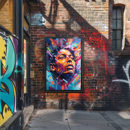 Vibrant Hopeful Gaze Abstract, Artistic, or Pop Culture Poster PosterGoat