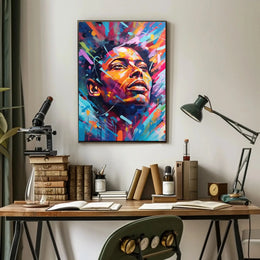 Vibrant Hopeful Gaze Abstract, Artistic, or Pop Culture Poster PosterGoat