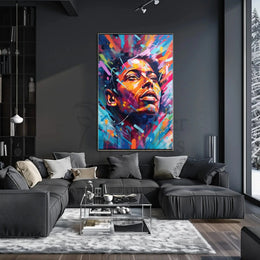 Vibrant Hopeful Gaze Abstract, Artistic, or Pop Culture Poster PosterGoat
