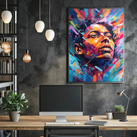 Vibrant Hopeful Gaze Abstract, Artistic, or Pop Culture Poster PosterGoat