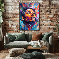 Vibrant Hopeful Gaze Abstract, Artistic, or Pop Culture Poster PosterGoat