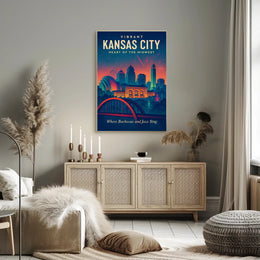Vibrant Kansas City Poster PosterGoat