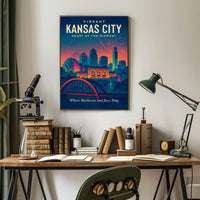 Vibrant Kansas City Poster PosterGoat