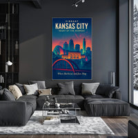 Vibrant Kansas City Poster PosterGoat