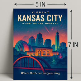 Vibrant Kansas City Poster PosterGoat