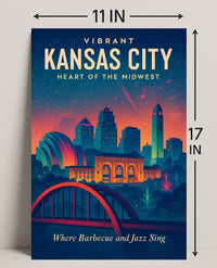 Vibrant Kansas City Poster PosterGoat