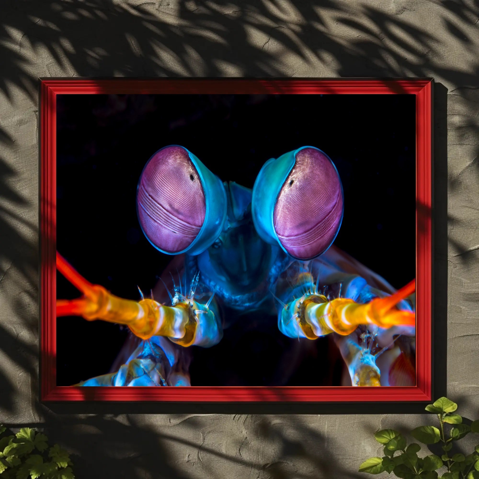 Vibrant Mantis Shrimp Art Print for Animal Poster PosterGoat