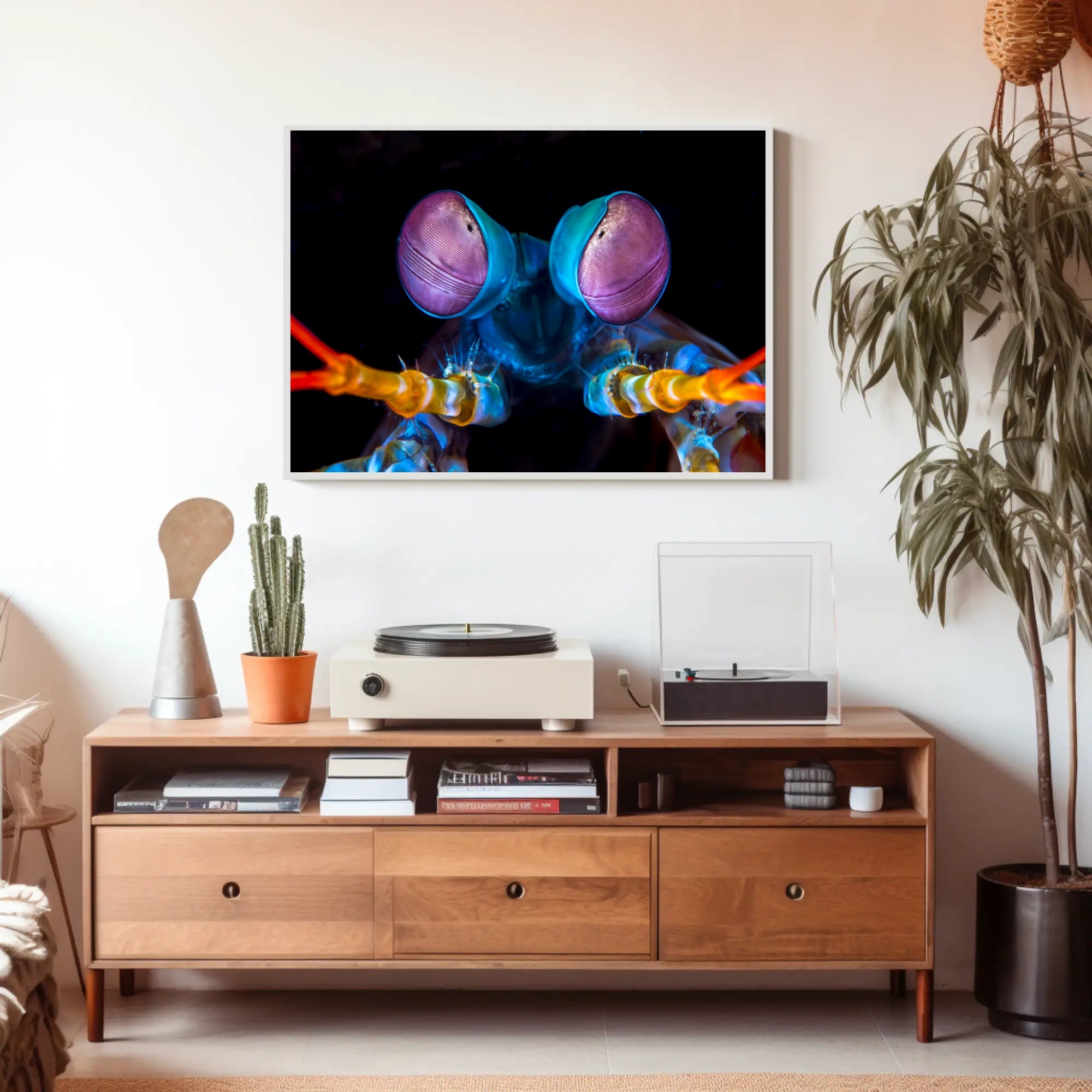 Vibrant Mantis Shrimp Art Print for Animal Poster PosterGoat