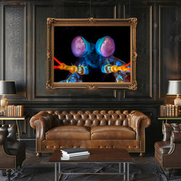 Vibrant Mantis Shrimp Art Print for Animal Poster PosterGoat