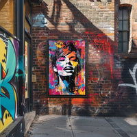 Vibrant Pop Art Expression Poster PosterGoat