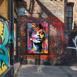 Vibrant Pop Art Expression Poster PosterGoat