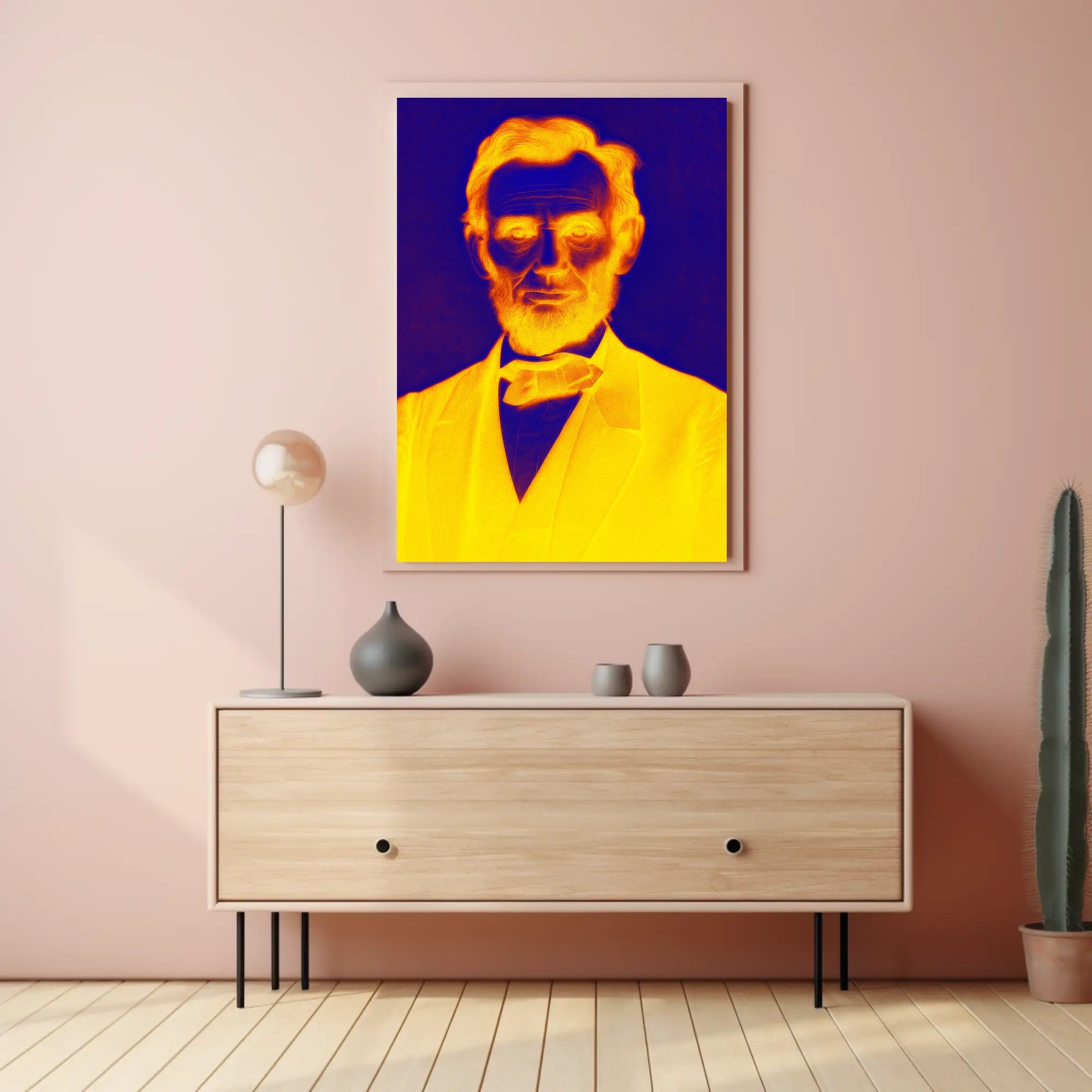 Vibrant Portrait Poster PosterGoat