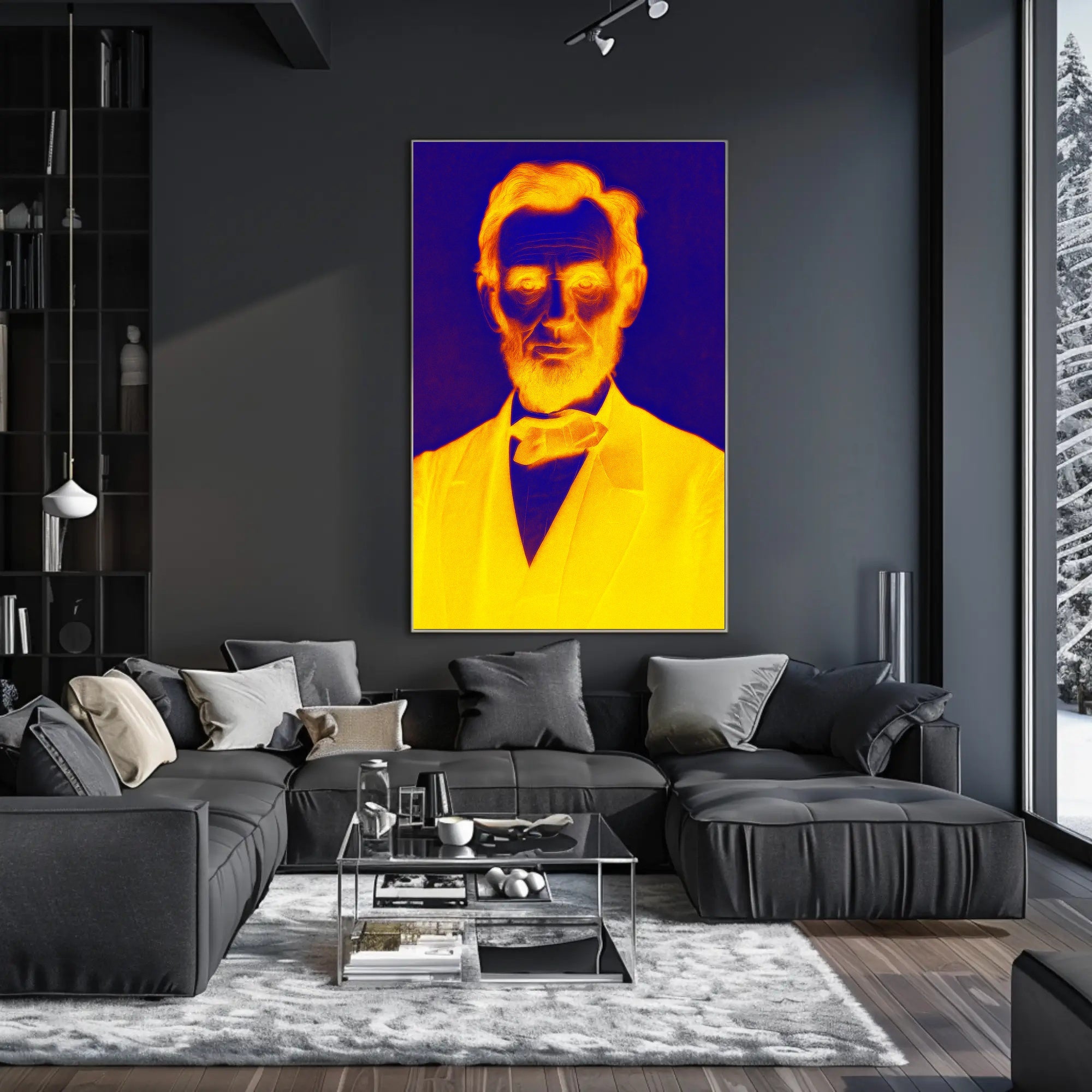 Vibrant Portrait Poster PosterGoat