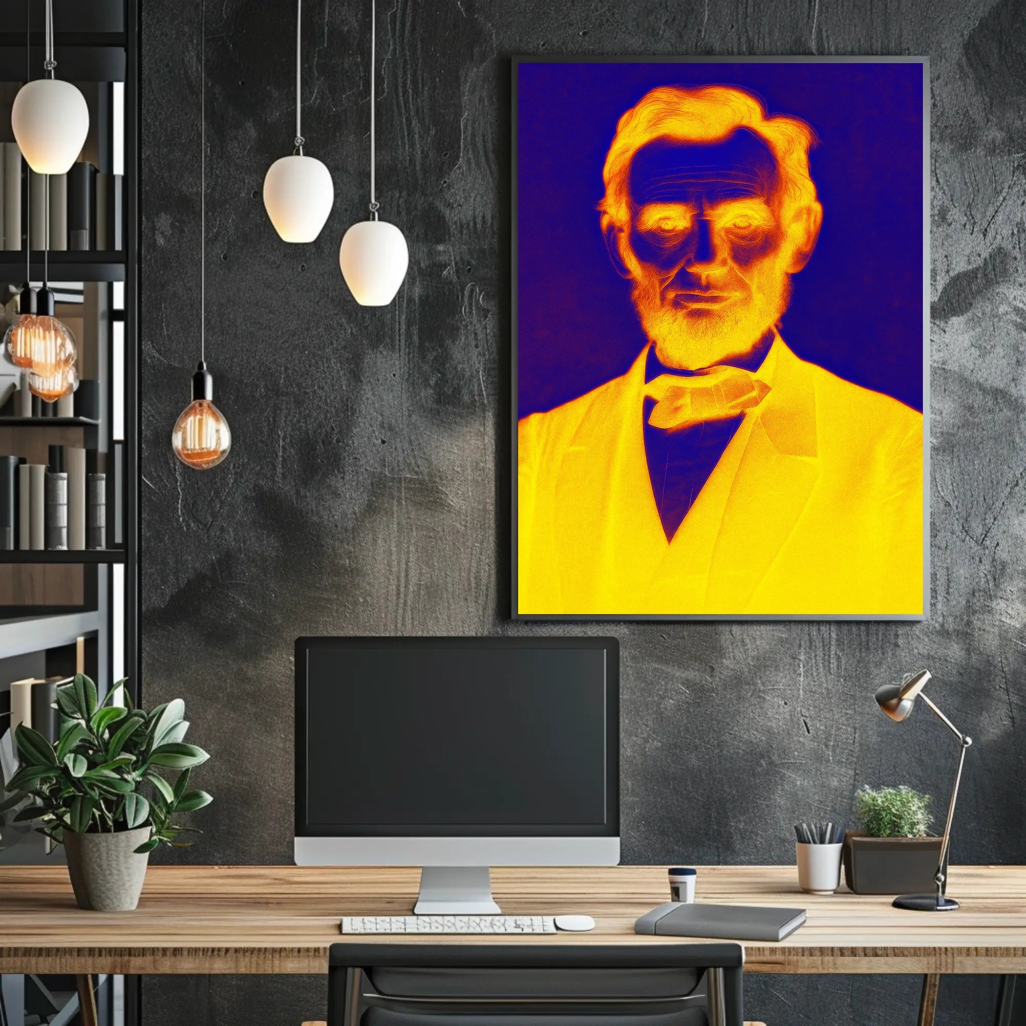 Vibrant Portrait Poster PosterGoat