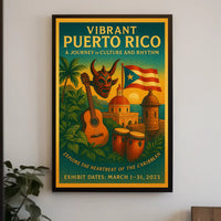 Vibrant Puerto Rico A Journey of Culture and Rhythm Poster PosterGoat