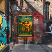 Vibrant Puerto Rico A Journey of Culture and Rhythm Poster PosterGoat