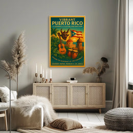 Vibrant Puerto Rico A Journey of Culture and Rhythm Poster PosterGoat