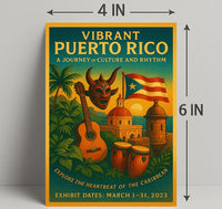 Vibrant Puerto Rico A Journey of Culture and Rhythm Poster PosterGoat