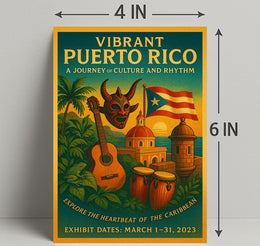 Vibrant Puerto Rico A Journey of Culture and Rhythm Poster PosterGoat