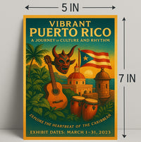 Vibrant Puerto Rico A Journey of Culture and Rhythm Poster PosterGoat