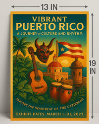 Vibrant Puerto Rico A Journey of Culture and Rhythm Poster PosterGoat