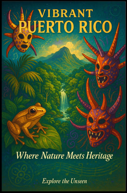 Vibrant Puerto Rico Poster PosterGoat