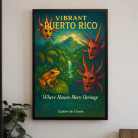 Vibrant Puerto Rico Poster PosterGoat