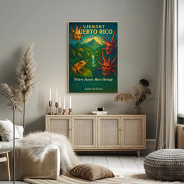 Vibrant Puerto Rico Poster PosterGoat