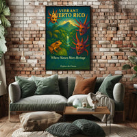 Vibrant Puerto Rico Poster PosterGoat