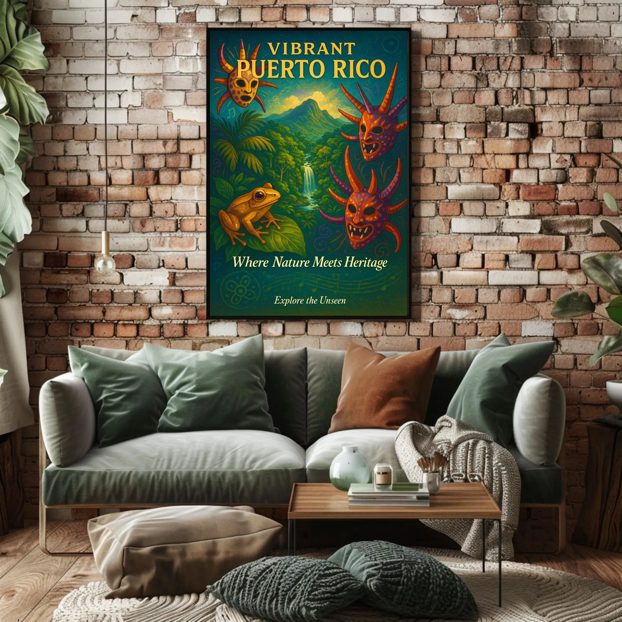 Vibrant Puerto Rico Poster PosterGoat