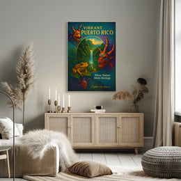 Vibrant Puerto Rico Poster PosterGoat