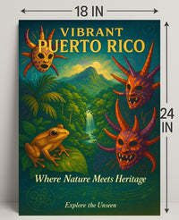 Vibrant Puerto Rico Poster PosterGoat