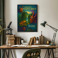Vibrant Puerto Rico Poster PosterGoat