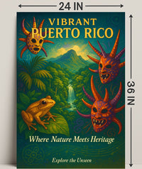 Vibrant Puerto Rico Poster PosterGoat