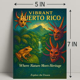 Vibrant Puerto Rico Poster PosterGoat