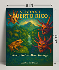Vibrant Puerto Rico Poster PosterGoat