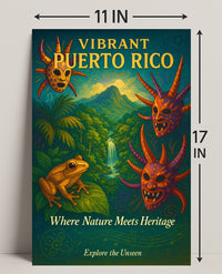 Vibrant Puerto Rico Poster PosterGoat