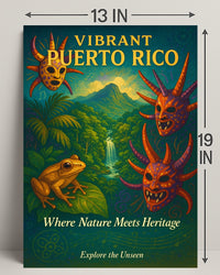 Vibrant Puerto Rico Poster PosterGoat