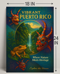 Vibrant Puerto Rico Poster PosterGoat