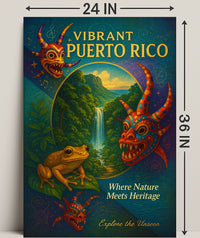 Vibrant Puerto Rico Poster PosterGoat