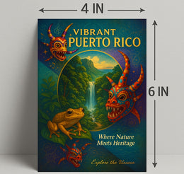 Vibrant Puerto Rico Poster PosterGoat