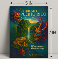 Vibrant Puerto Rico Poster PosterGoat
