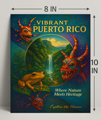 Vibrant Puerto Rico Poster PosterGoat